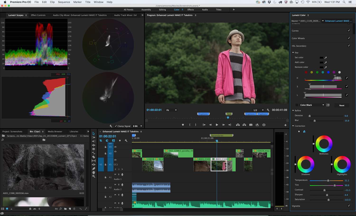 adobe premiere pro macbook video editing software